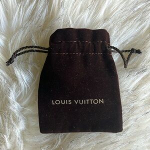 LOUIS VUITTON Ring Earrings NEW Jewelry Storage Velvet Bag Sleeper Gift Pouch
